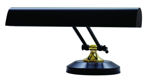 Upright Piano and Desk Lamp
